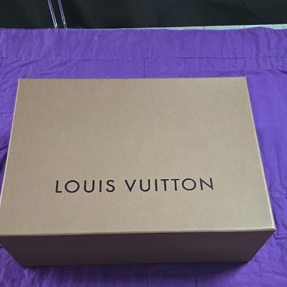 Louis Vuitton Brown Box with Black Logo